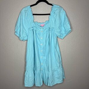Stoney Clover Lane Light Blue Dress- L